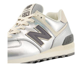 New Balance 574 Metalic Silver PRAT/BJ - WL574MLG-1232